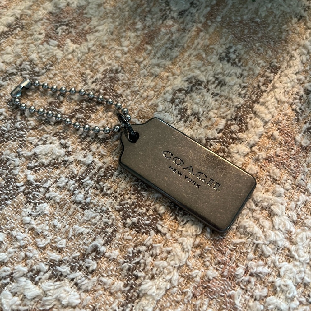 Coach Metallic Keychain